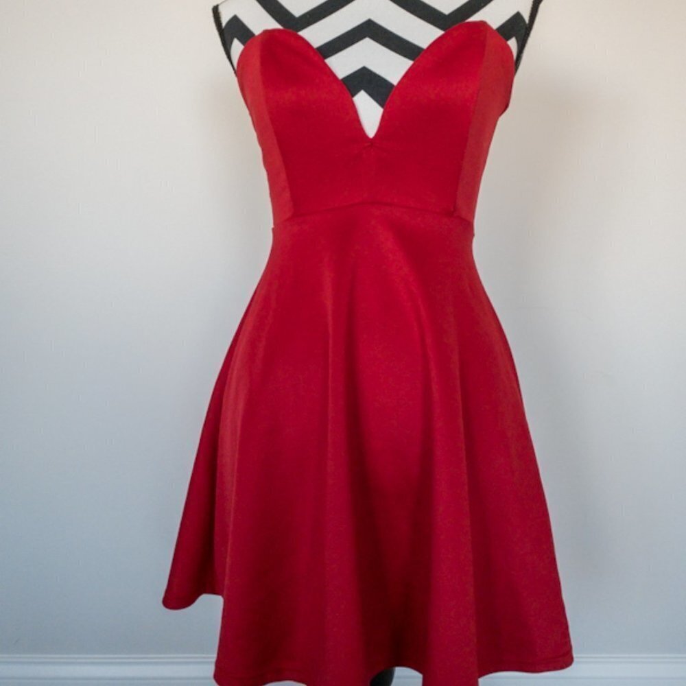 Sexy Red‎ Papya Dress Sz M